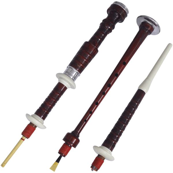 Scottish Great Highland s&aelig;kkepibe gr&oslash;n og sort tartan