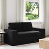 vidaXL Sofa 120cm Sort Metal