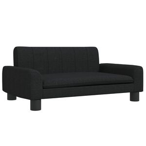 vidaXL sofa til b&oslash;rn 70x45x30 cm stof sort