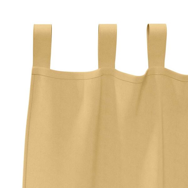 vidaXL Mørklægningsgardiner med ringe 2 pcs Beige 260 x 140 cm