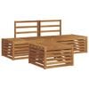 vidaXL Udend&oslash;rs sofagruppe Naturfarvet 59 x 59 x 37 cm