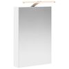 vidaXL Badev&aelig;relsesspejlskab Hvid 40 x 10,5 x 60,5 cm Konstrueret tr&aelig;