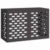 vidaXL Air Conditioner Cover Sort 90 x 40 x 60 cm St&aring;l