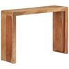 vidaXL konsolbord 110x30x76 cm massivt akacietr&aelig;