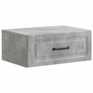 vidaXL V&aelig;gh&aelig;ngt Natbord Betongr&aring; 49 x 34,5 x 20 cm Konstrueret tr&aelig;