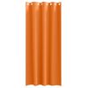 vidaXL Mørklægningsgardiner med ringe 2 pcs Lys Orange 225 x 140 cm