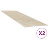 vidaXL sengelameller med 48 lameller 2 stk. 80x200 cm
