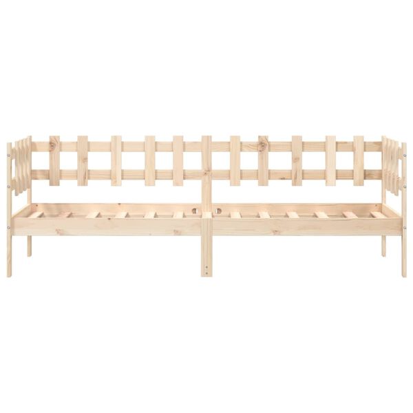 vidaXL daybed uden madras 80x200 cm massivt fyrretræ