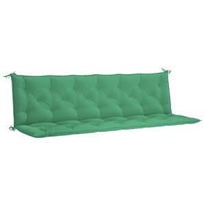 vidaXL hynde til haveb&aelig;nk 200x(50+50)x7 cm oxfordstof gr&oslash;n