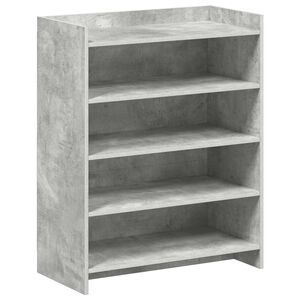 vidaXL Sko skab Betongr&aring; 73,5 x 36 x 92 cm Konstrueret tr&aelig;