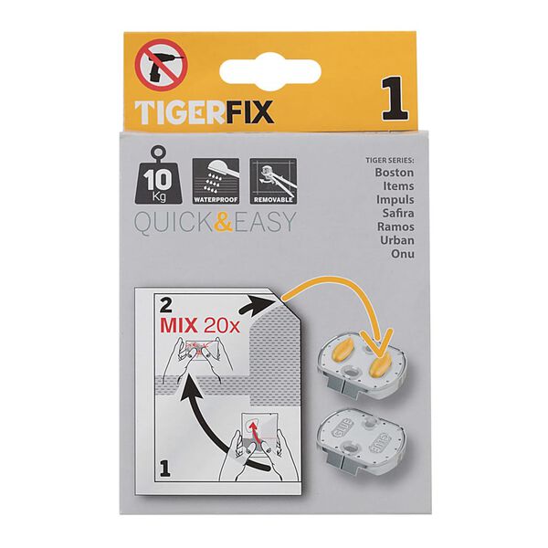 Tiger monteringsmateriale TigerFix Type 1 metal 398730046