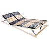 vidaXL Lamelbund Brun 100 x 190 cm Solid b&oslash;g