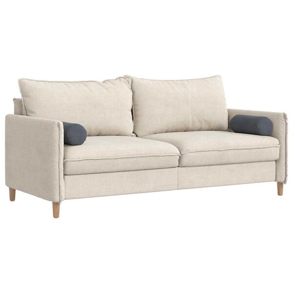 vidaXL Bolsterpuder 2 pcs Mørkegrå Ø 15 x 40 cm Velourstof