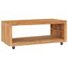 vidaXL sofabord 110x60x40 cm massivt teaktr&aelig;