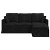 vidaXL Sofa Sort Samlede dimensioner: 198 x 134 x 80 cm (B x D x H)