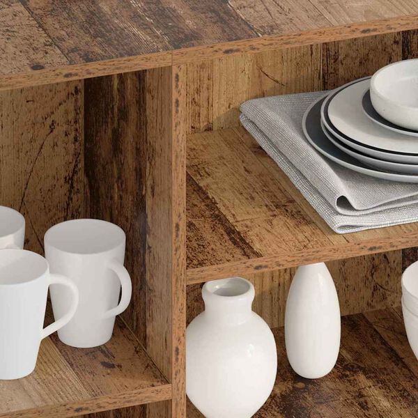 vidaXL Sideboard Gammelt tr&aelig; 120 x 30 x 75 cm Konstrueret tr&aelig;