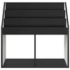 vidaXL B&oslash;rnebogreol Sort 72,5 x 29,5 x 69 cm Konstrueret tr&aelig;
