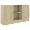 vidaXL sk&aelig;nk 120x30,5x70 cm konstrueret tr&aelig; sonoma-eg