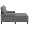 vidaXL Chaise Lounge med pude M&oslash;rkegr&aring; 91 x 157 x 91 cm Stof