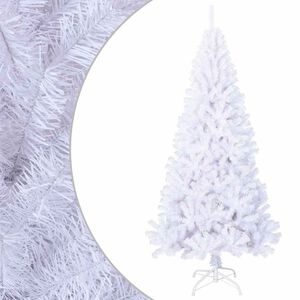 vidaXL kunstigt juletr&aelig; med tykke grene 180 cm PVC hvid