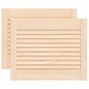 vidaXL skabsl&aring;ger 2 stk. 39,5x49,4 cm lameldesign massivt fyrretr&aelig;