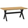 vidaXL konsolbord NOAIN X-formede ben 160x90x75cm massivt tr&aelig; fyrretr&aelig;