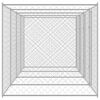 vidaXL Hundebur Sølv 800 x 200 x 200 cm Galvaniseret stål