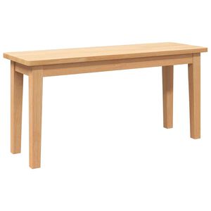 vidaXL b&aelig;nk 90 cm massivt gummitr&aelig;