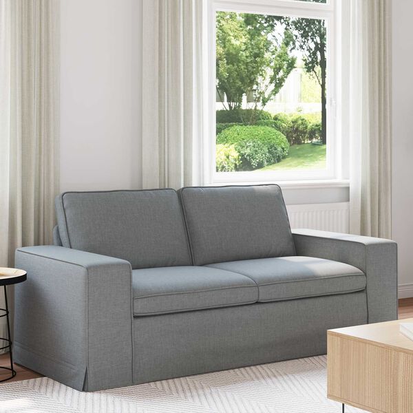 vidaXL Sofa Lysegr&aring; 182 x 80 x 82 cm Stof