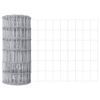 vidaXL Euro Hejn 0,6 x 25 m PVC-belagt jern