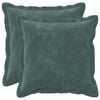 vidaXL Pudebetr&aelig;k 2 pcs HOUTEN Hav Bl&aring; 30 x 30 cm Mikrofiber Fleece