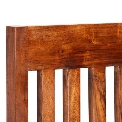 vidaXL spisebordsstole 2 stk. massivt træ med honningfinish moderne