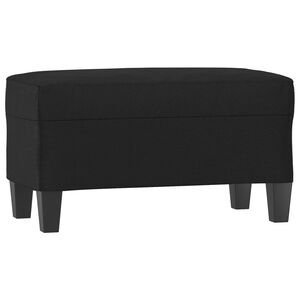 vidaXL bænk 70x35x41 cm kunstlæder sort