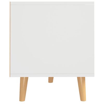 vidaXL tv-bord 90x40x48,5 cm konstrueret træ hvid