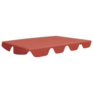 vidaXL baldakin til havegynge 150/130x105/70 cm terrakottafarvet