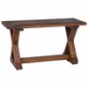 vidaXL b&aelig;nk Naturfarvet 85 x 35 x 46 cm Massivt genbrugstr&aelig;
