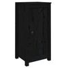 vidaXL sk&aelig;nke 2 stk. 39x35x80 cm massivt fyrretr&aelig; sort