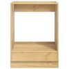 vidaXL Kabinet Honning 60 x 46 x 81,5 cm Massiv fyrretræ