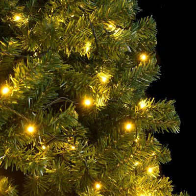 vidaXL kunstigt juletræ med 300 LED-lys 270 cm hængslet