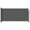 vidaXL Udtr&aelig;kkeligt side-markise Antracit 300 x 100 cm Polyester