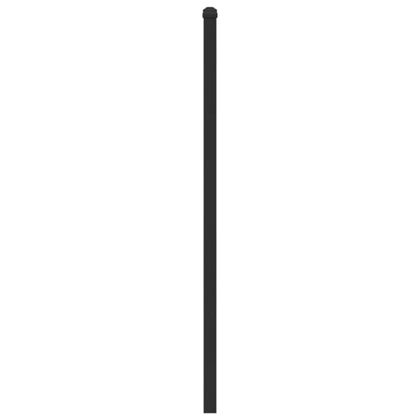 vidaXL udskiftningsgavl 80 cm konstrueret tr&aelig; og st&aring;l brun egetr&aelig;sfarve