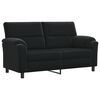 vidaXL Sofa Sort 174 x 85 x 93 cm Fl&oslash;jl