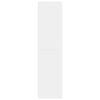 vidaXL klædeskab 30x50x200 cm konstrueret træ hvid