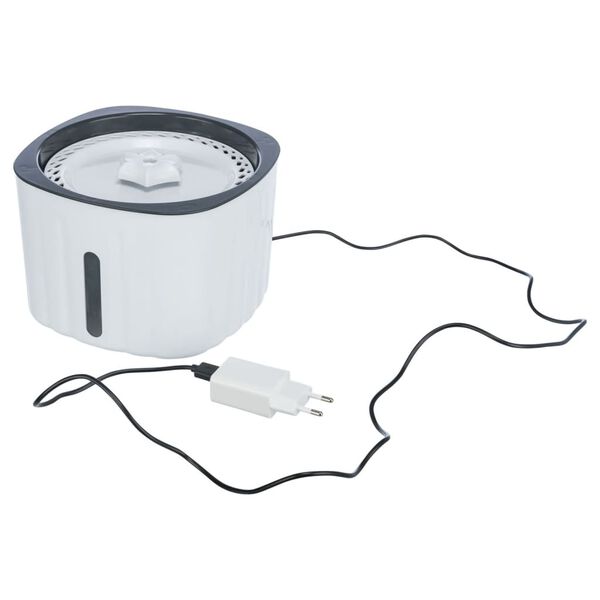 TRIXIE drikkefont&aelig;ne til k&aelig;ledyr hvid og gr&aring;