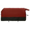 vidaXL Hestet&aelig;ppe Bordeaux og Sort 155 cm Polyester