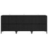 vidaXL Sideboards 3 pcs Sort eg 60 x 35 x 70 cm Konstrueret tr&aelig;