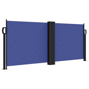 vidaXL sammenrullelig sidemarkise 100 x 600 cm bl&aring;
