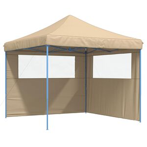 vidaXL Party Tent Beige 292 x 292 x 315 cm Oxford stof