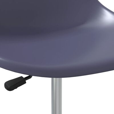 vidaXL drejelige spisebordsstole 6 stk. PP lilla