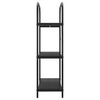 vidaXL Bogreol Sort eg 80 x 30 x 109 cm Konstrueret tr&aelig;